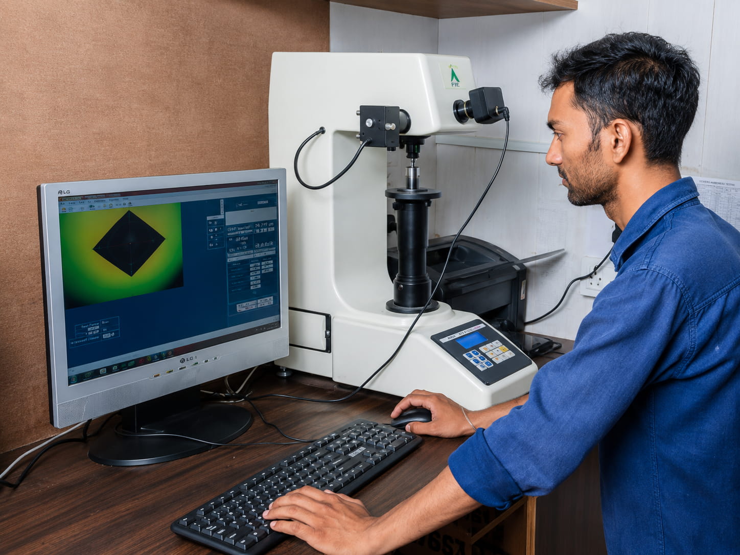 Digital Vickers Hardness Tester